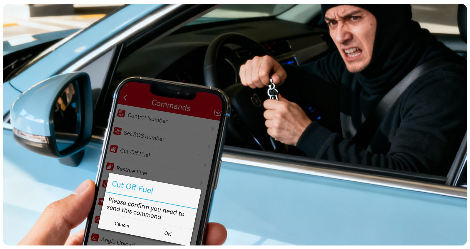Coupure et rétablissement du carburant à distance